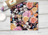 Watercolor Botanical Floral Patterned HTV 608
